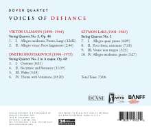 Dover Quartet - Voices of Defiance, CD