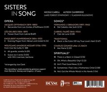 Nicole Cabell &amp; Alyson Cambridge - Sisters in Song, CD