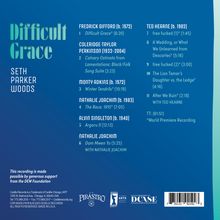 Seth Parker Woods - Difficult Grace, CD