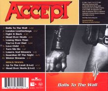 Accept: Balls To The Wall, CD