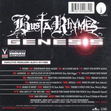 Busta Rhymes: Genesis, CD