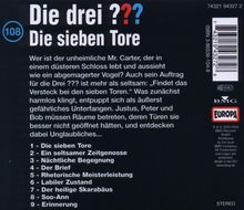 Die drei ??? (Folge 108) - Die sieben Tore, CD