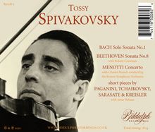 Tossy Spivakovsky,Violine, CD