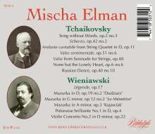 Mischa Elman plays Tschaikowsky &amp; Wieniawski, CD