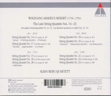 Wolfgang Amadeus Mozart (1756-1791): Streichquartette Nr.14-23, 4 CDs