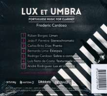 Frederic Cardoso - Lux et Umbra (Portugiesische Musik), CD