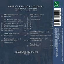 Giancarlo Simonacci - American Piano Landscapes, CD