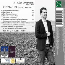 Mihaly Mosonyi (1815-1870): Klavierwerke - "Puszta Life", CD