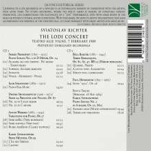 Svjatoslav Richter - The Lodi Concert 7.2.1989, 2 CDs
