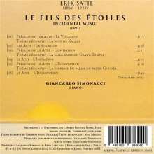Erik Satie (1866-1925): Le Fils Des Etoiles (Bühnenmusik), CD