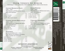 From Venice to Berlin - Barocke Triosonaten für Violine,Oboe,Bc, CD