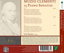 "Muzio Clementi: 15 Piano Sonatas. Interpret: Liu Shibo. Verschiedene Sonaten auf 3 CDs. Logo: Yangtze River."