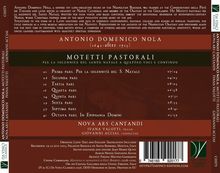 MOTETTI PASTORALI: Antonio Domenico Nola, Werke für Weihnachten, Nova Ars Cantandi, Leitung Giovanni Acciai.