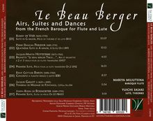 "Le Beau Berger: Airs, Suites and Dances from the French Baroque for Flute and Lute" mit Musikstücken und Zeiten.
