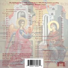 Ivan Moody (geb. 1964): The Akathistos Hymn, 2 CDs
