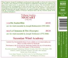 Joseph Heidenreich (1743-1821): Harmoniemusik nach Mozarts "Zauberflöte", CD
