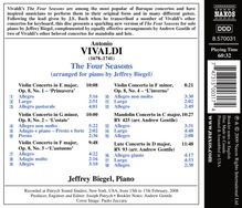 Antonio Vivaldi (1678-1741): Concerti op.8 Nr.1-4 "4 Jahreszeiten", CD