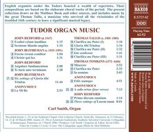Carl Smith - Tudor Organ Music, CD