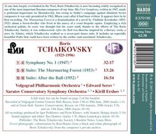 Boris Tschaikowsky (1925-1996): Symphonie Nr.1, CD