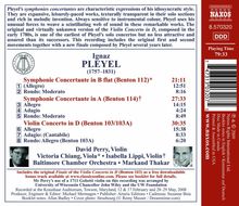 Ignaz Pleyel (1757-1831): Sinfonias concertantes A-Dur &amp; B-Dur, CD