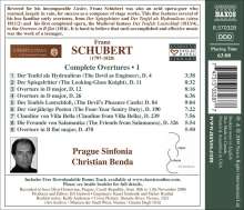Franz Schubert (1797-1828): Sämtliche Ouvertüren Vol.1, CD