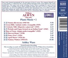William Alwyn (1905-1985): Klavierwerke Vol.1, CD