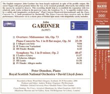 John Gardner (1917-2011): Symphonie Nr.1, CD