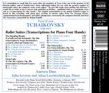 Peter Iljitsch Tschaikowsky (1840-1893): Ballettsuiten (arr. für Klavier 4-händig), CD