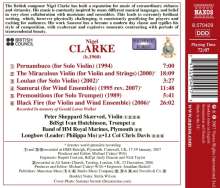 Nigel Clarke (geb. 1960): Black Fire für Violine &amp; Bläserensemble, CD