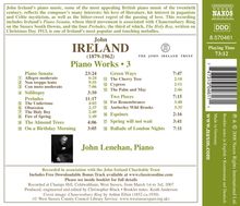 John Ireland (1879-1962): Klavierwerke Vol.3, CD