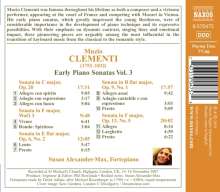 Muzio Clementi (1752-1832): Klaviersonaten Vol.3, CD