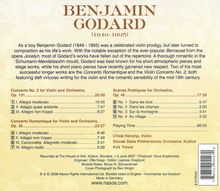 Benjamin Godard (1849-1895): Violinkonzerte Nr.1 &amp; 2 (op.35 &amp; op.131), CD