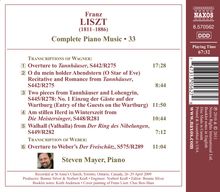 Franz Liszt (1811-1886): Klavierwerke Vol.33, CD