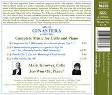 Alberto Ginastera (1916-1983): Werke für Cello &amp; Klavier, CD
