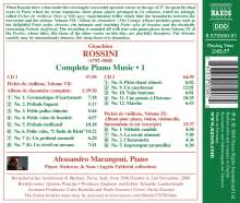 Gioacchino Rossini (1792-1868): Sämtliche Klavierwerke Vol.1, 2 CDs