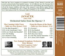 Leos Janacek (1854-1928): Orchestersuiten aus Opern Vol.3, CD