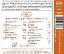 Friedrich Kuhlau (1786-1832): Sonatinen für Klavier, CD