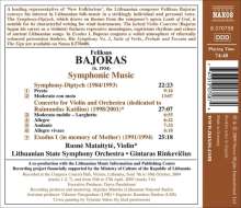Feliksas Bajoras (geb. 1934): Symphony-Diptych, CD