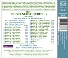Mario Castelnuovo-Tedesco (1895-1968): Sämtliche Werke für 2 Gitarren Vol.2, CD