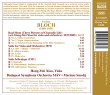 Ernest Bloch (1880-1959): Suite für Viola &amp; Orchester, CD