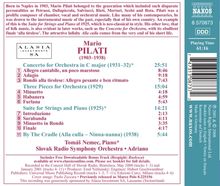 Mario Pilati (1903-1938): Konzert für Orchester C-Dur, CD