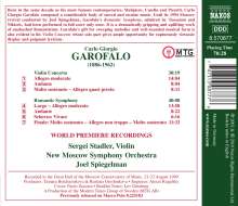 Carlio Giorgio Garofalo (1886-1962): Symphonie "Romantische", CD