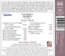 Jean-Baptiste Robin (geb. 1976): Orgelwerke, CD