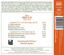 Max Bruch (1838-1920): Symphonien Nr.1 &amp; 2, CD