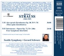 Richard Strauss (1864-1949): Also sprach Zarathustra op.30, CD