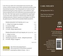 Carl Nielsen (1865-1931): Sämtliche Streichquartette Vol.2, Super Audio CD