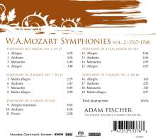Wolfgang Amadeus Mozart (1756-1791): Symphonien Vol.2, Super Audio CD