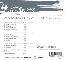 Wolfgang Amadeus Mozart (1756-1791): Symphonien Vol.8, Super Audio CD