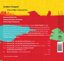 Anders Koppel (geb. 1947): Marimbakonzerte Nr.1-4, Super Audio CD