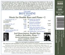 Giovanni Bottesini (1821-1889): Werke für Kontrabaß &amp; Klavier Vol.2, CD